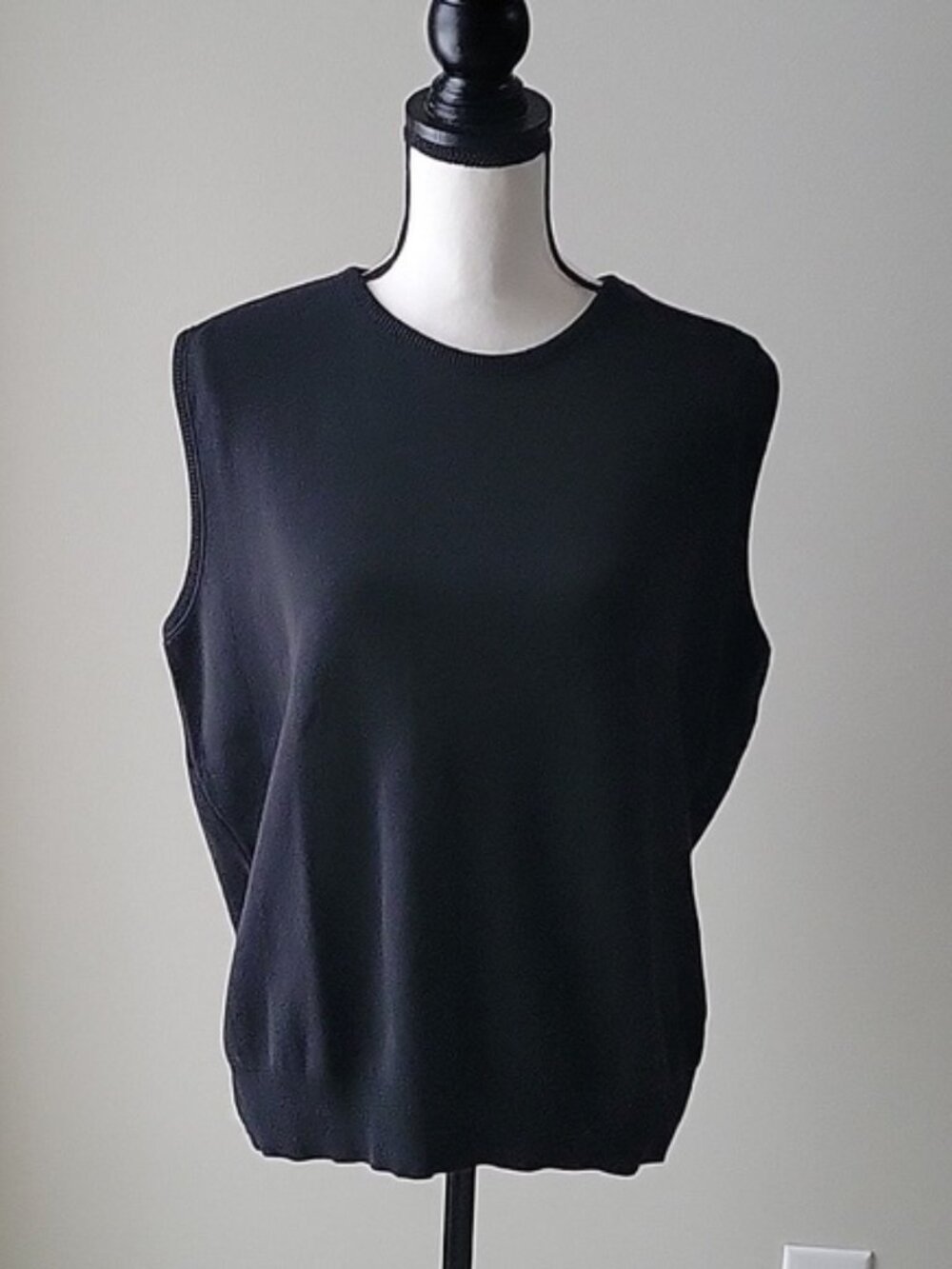 Andrew Rohan‎ Classic Women Sz Large Layering Shell Cotton Top Sleeveless Casual
